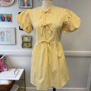 NWT Sim & Sam Milkmaid Sundress Cottagecore Fairycore Prairie Dreamy Dress Sze M